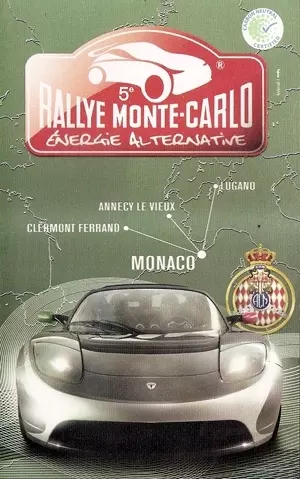 Afisz Rallye Monte Carlo Energie Alternative