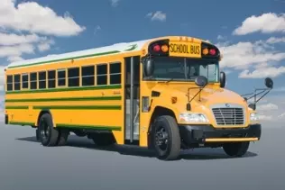 szkolny autobus LPG Blue Bird Vision