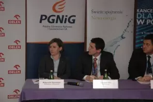 Panel gazowy - przedstawicielw Min. Gospodarki i PGNiG