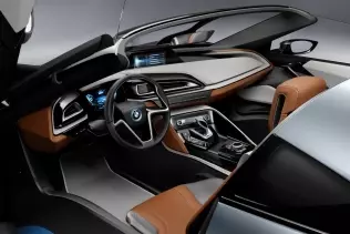 BMW i8 Concept Syper - kabina i deska rozdzielcza