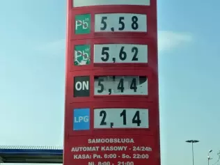 ceny paliw na początku sierpnia 2013 r.