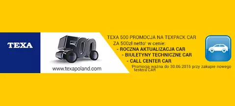 TEXA 500 - promocja firmy TEXA