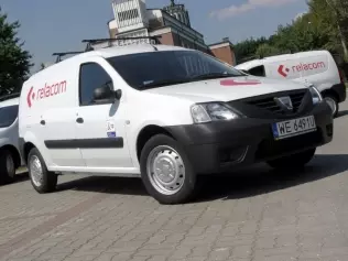 Dacia Logan MCV LPG w barwach Relacom