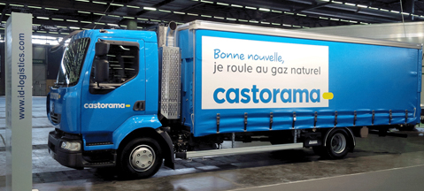 Castorama w Paryżu używa ciężarówek CNG