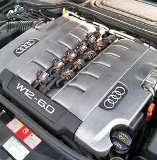 Zasilany LPG silnik W12 w Audi A8