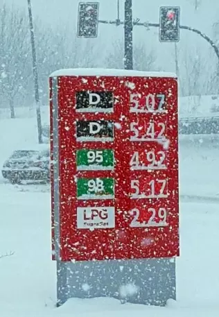 15 stycznia 2019 r. - ceny paliw w Białymstoku
