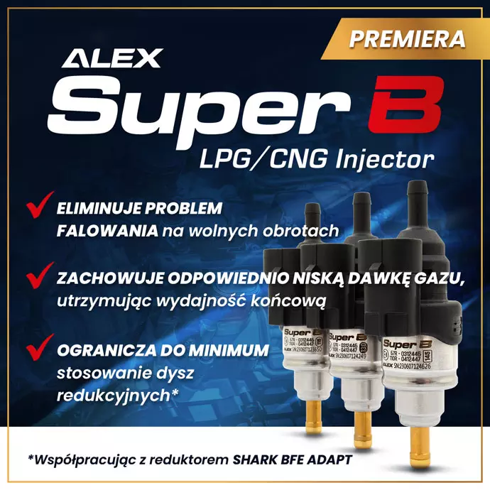 Wtryskiwacz Super B firmy ALEX