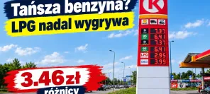 Benzyna tanieje, ale LPG przez cały czas bezkonkurencyjne w kosztach jazdy