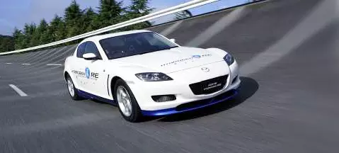 Mazda RX-8 Hydrogen RE - wirujący wodór