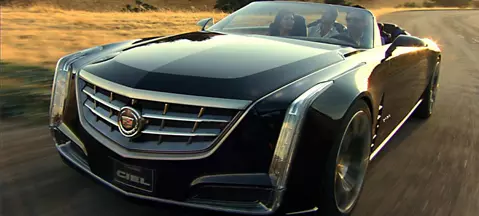 Cadillac Ciel Concept - złoty cielec