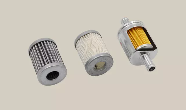 Wkłady filtrów fazy lotnej LPG: z włókna szklanego, poliestrowy oraz kompletny filtr z wkładem papierowym