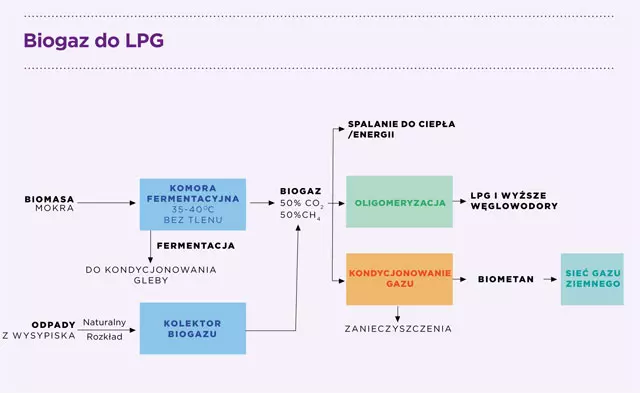 Biogaz do LPG