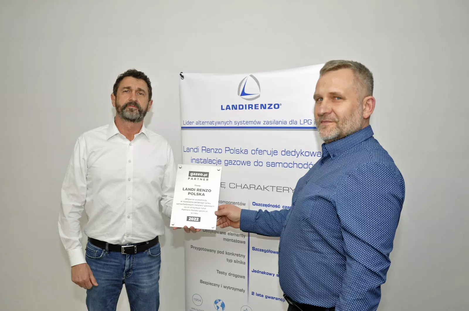 LandiRenzo ma Certyfikat Partnera Portalu gazeo.pl