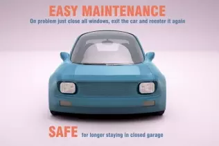 Zugo jest samochodem w pełni bezpiecznym, zwłaszcza kiedy nie jedzie
