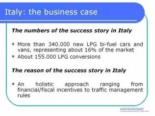 liczby będące wyznacznikami najnowszego sukcesu LPG na rynku włoskim oraz przyczyna tego renesansu