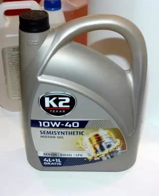 W gamie olejów K2 Texar znajdują się oleje do silników zasilanych gazem, w tym także oleje, tzw. lekkobieżne (5W-30, 0W-30) pozwalające na obniżenie zużycia paliwa przez silnik 