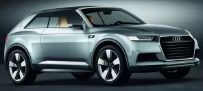 Audi Crosslane Coupé - lans poza asfaltem