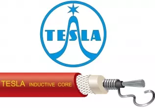 Przewód zapłonowy Tesla z rdzeniem indukcyjnym