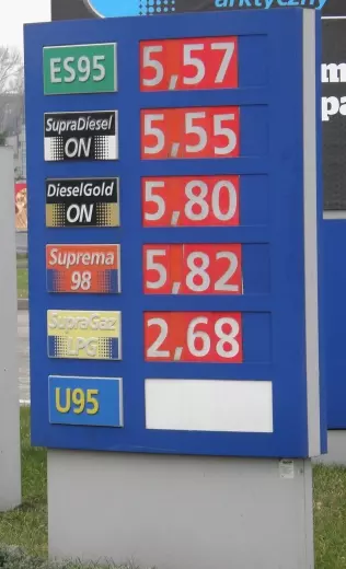 Ceny paliw pod koniec listopada 2012 r.