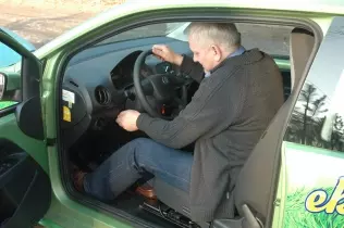 W Skodzie Citigo łatwo dopasować kierownicę i fotel do własnej sylwetki