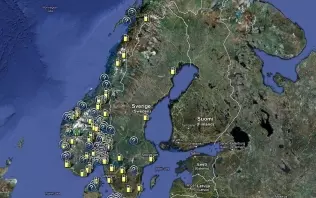 Sieć stacji LPG w Norwegii i Szwecji