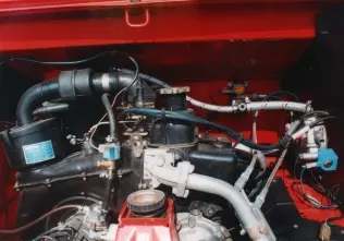 Silnik Fiata 126p konwertowanego na LPG