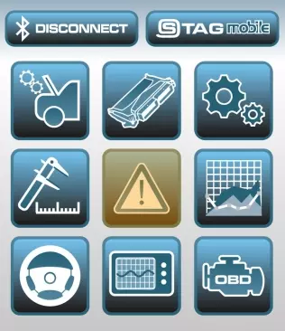 Ekran główny aplikacji STAG MOBILE