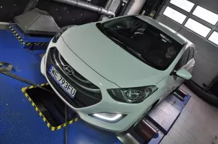 Hyundai i30 ecoLPG - pomiary na hamowni podwoziowej