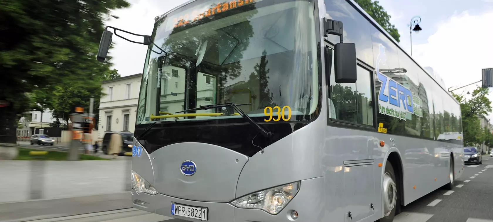 Elektryczne autobusy BYD eBus dla Warszawy