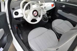 Fiat 500 gazodiesel - widok ogólny wnętrza