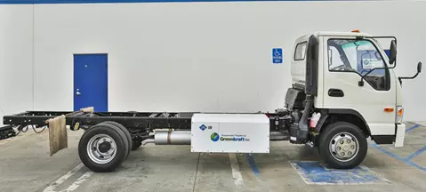 Greenkraft przedstawia ciężarówkę na LPG