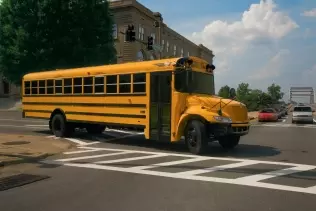 Gazowy autobus szkolny IC Bus CE Series