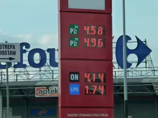 Ceny paliw na stacji w dniu 19 IX 2015