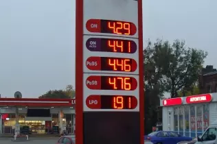 Ceny paliw na stacji 18 X 2016