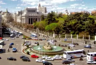 Ruch uliczny w Madrycie