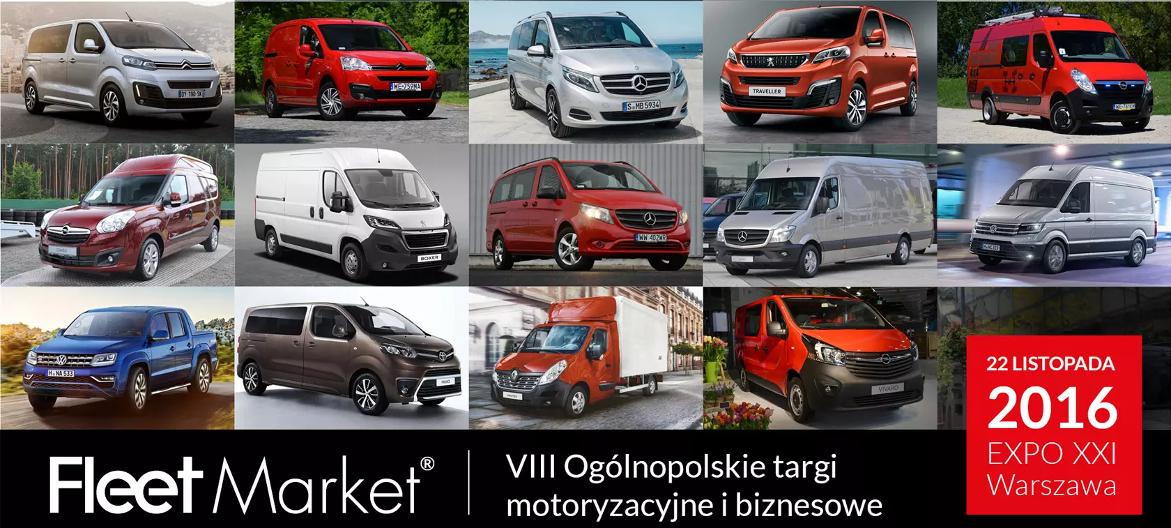 Pojazdy użytkowe na targach Fleet Market 2016