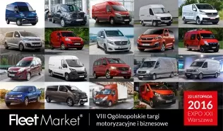 Gama pojazdów użytkowych zapowiadanych na Fleet Market 2016