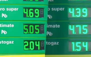 Różnice w cenach paliw na różnych stacjach tej samej sieci