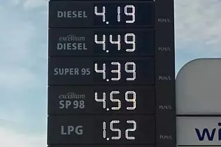 Ceny paliw na stacji 16 VII 2016