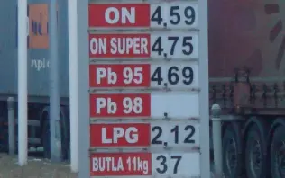 Ceny paliw na stacji 12 II 2017