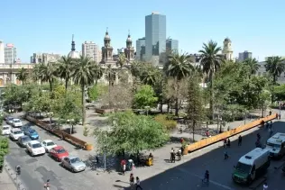 Scena uliczna w Chile