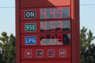Ceny paliw na stacji 1 X 2017 r.