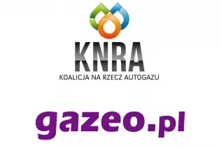 Logotypy KNRA i gazeo.pl