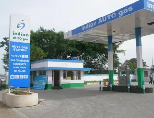 Stacja LPG w Indiach