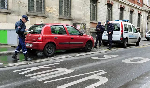 Kontrole policji w Paryżu