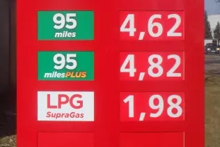 Ceny paliw na stacji pod koniec marca 2018 r.