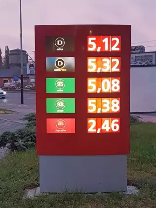 Ceny paliw Łodź