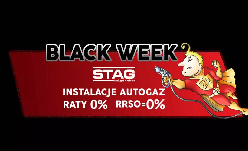 Instalacja STAG w ratach 0% na BLACK WEEK
