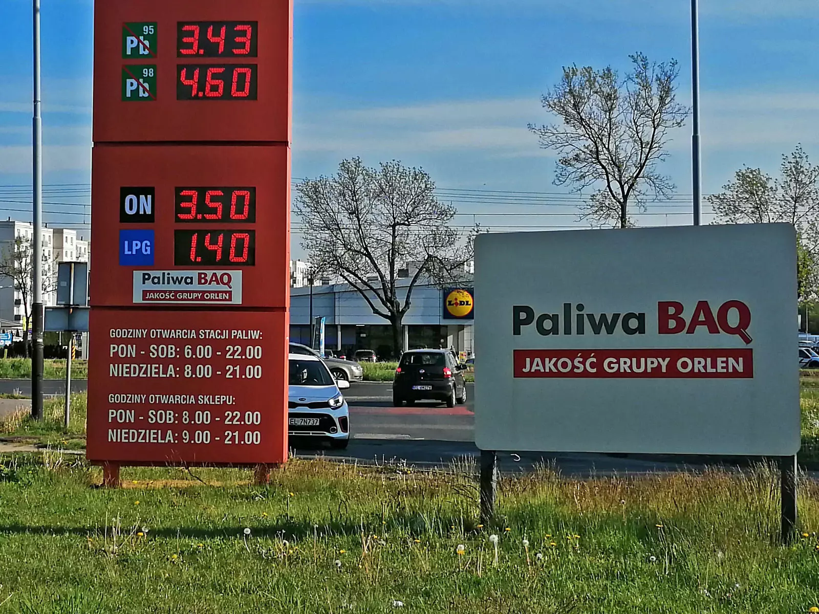 Ceny autogazu w Polsce w 2020 r. wg POGP