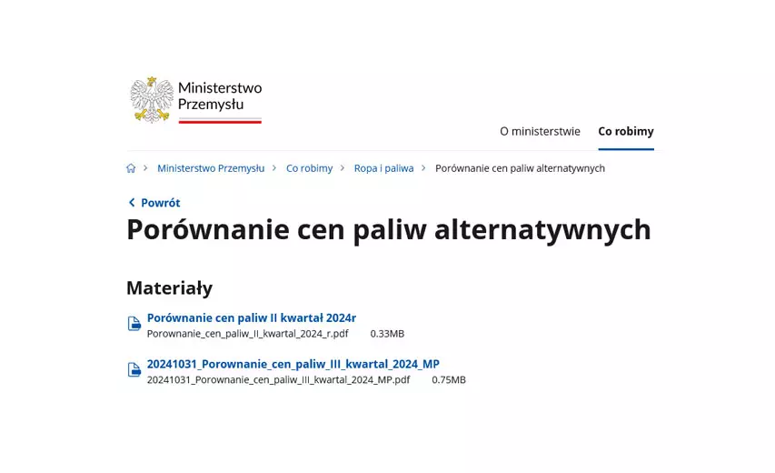 Trzeci kwartał 2024 r. – LPG jeszcze tańsze